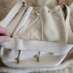 Cream Bucket Bag by Paloma Picasso